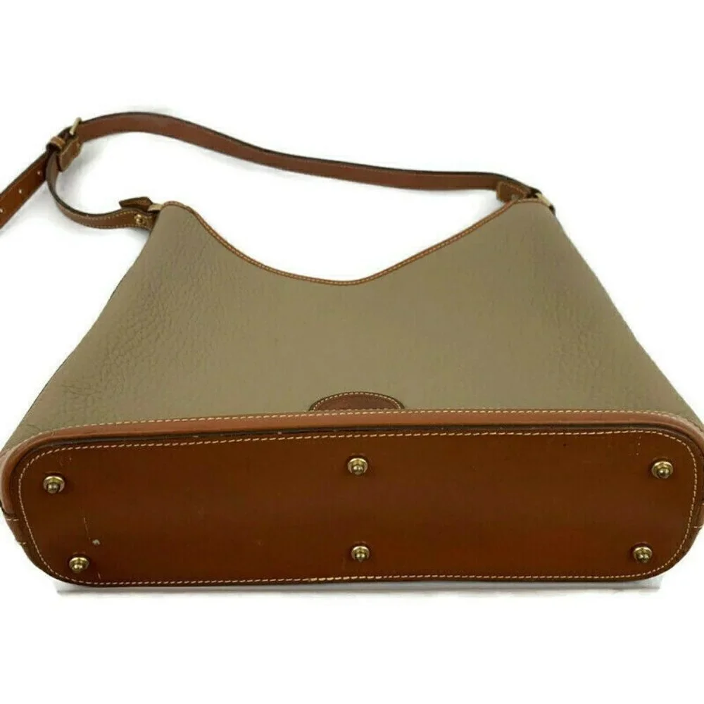 Dooney & Bourke Hobo Bag Purse Style R152 TP All Weather Leather Pebbled
